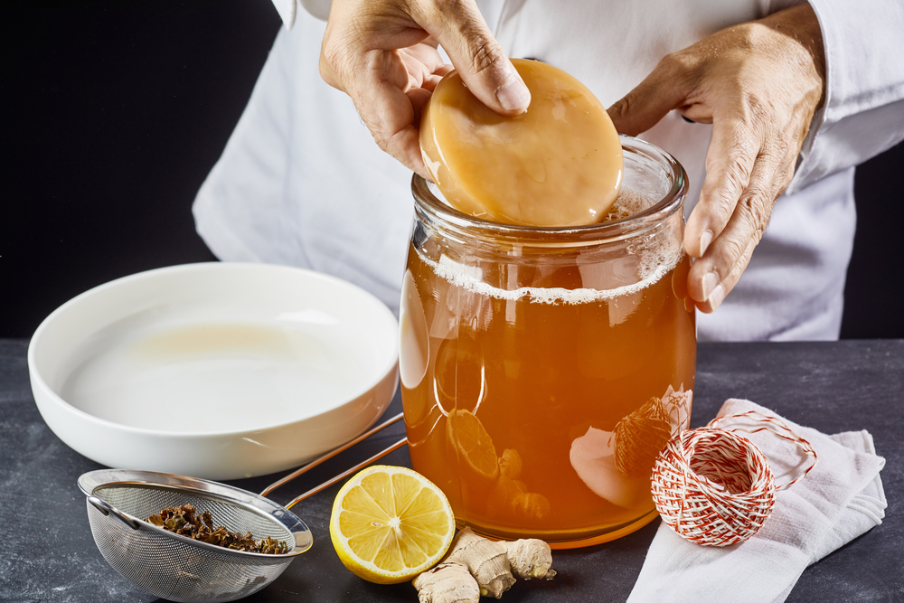 Kombucha fermentált tea